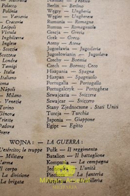 WWII dizionario tascabile truppe Polacche  | Military Arsenal
