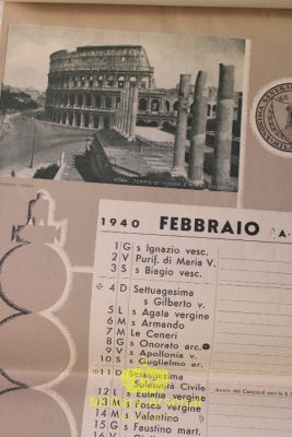 Calendario Assicurazioni Generale 1940 | Military Arsenal