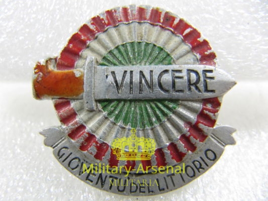Gioventù Italiana del Littorio G.I.L. Vincere | Military Arsenal