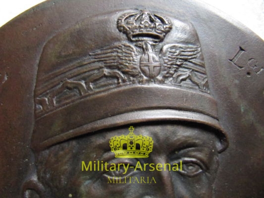 WWI Generale Luigi Cadorna placca in bronzo | Military Arsenal