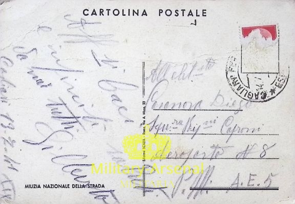 Cartolina Milizia Stradale M.V.S.N. | Military Arsenal