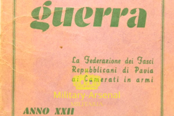 Canzoni di Guerra 1944 Fasci Repubblicani di Pavia RSI | Military Arsenal