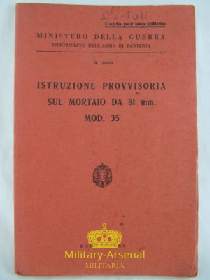 Mortaio da 81 mm modello 35 manuale | Military Arsenal