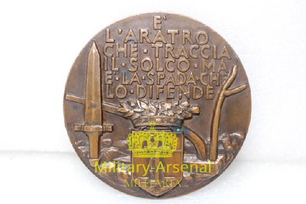 Medaglione provincia di LITTORIA 1934 | Military Arsenal