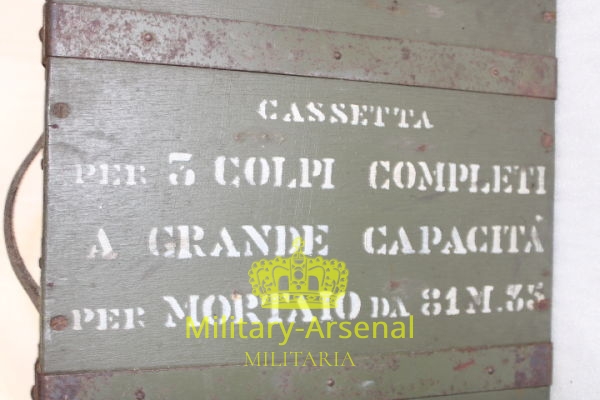 WWII Regio Esercito cassa per mortaio da 81 | Military Arsenal