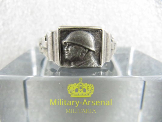 Anello con motto Mussolini | Military Arsenal