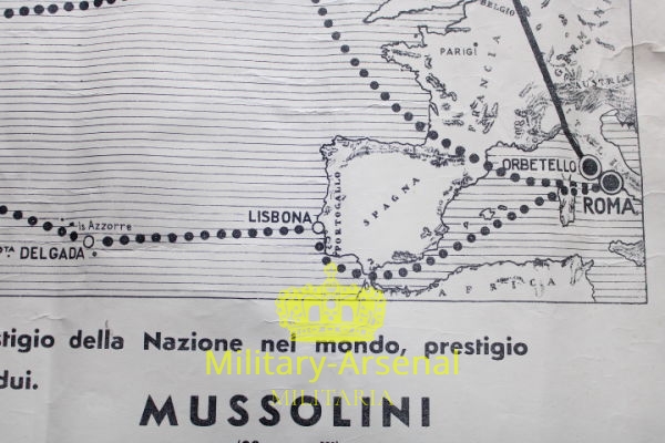 Manifesto Crociera del Decennale 1932 Italo Balbo | Military Arsenal