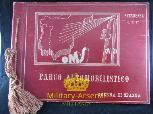 Guerra di Spagna album Fotografico Parco Automobilistico | Military Arsenal