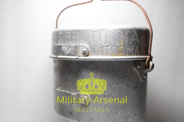 WWII gavetta incisa prigioniero in africa A.O.I. | Military Arsenal