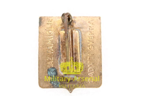 Distintivo fascista famiglie caduti in Guerra | Military Arsenal