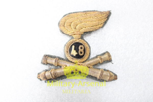 Regio Esercito 48° reggimento artiglieria fregio per copricapo | Military Arsenal