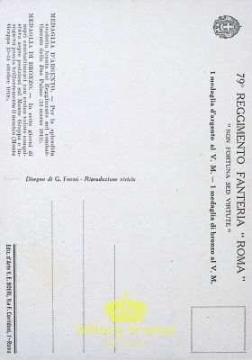 Cartolina 79° Reggimento fanteria Pasubio | Military Arsenal