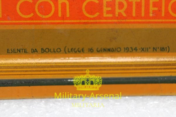 Targa Litografata Cassa Malattie Fascismo | Military Arsenal