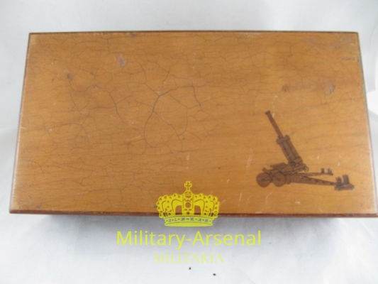 Ansaldo obice da 210/22 modello 35 cofanetto in legno | Military Arsenal