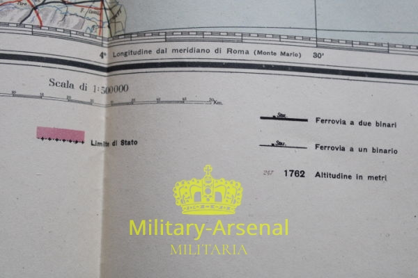 WW Regia Aeronautica "Carta Aeronautica D'Italia" 1941  | Military Arsenal