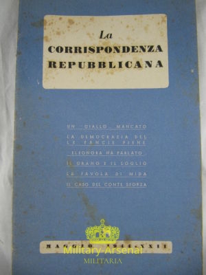Repubblica Sociale Italiana RSI Edizioni Erre Venezia 8 | Military Arsenal
