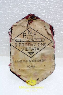 PNF distintivo Fuzionario Statatale | Military Arsenal