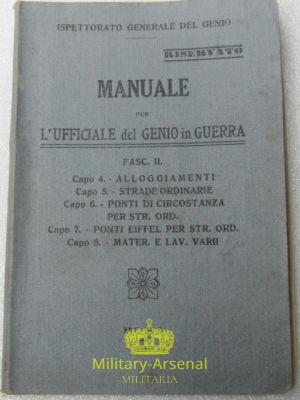 Manuali Genio 1916 | Military Arsenal