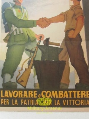 Locandina di propaganda R.S.I | Military Arsenal