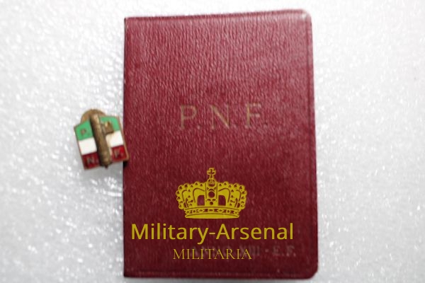 PNF Tessera con distintivo Oderzo  | Military Arsenal
