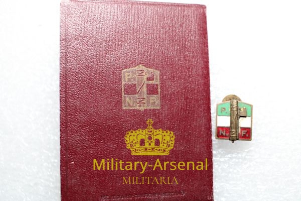 PNF Tessera con distintivo Oderzo  | Military Arsenal