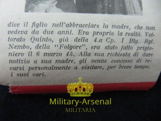 Volantino di Propaganda RSI Repubblica Sociale Italiana 2 | Military Arsenal