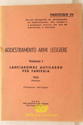 Manuale lanciabombe anticarro PIAT 1944 | Military Arsenal