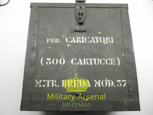 WWII Regio Esercito Italiano REI cassetta Breda 37 | Military Arsenal
