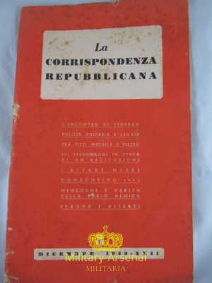 Repubblica Sociale Italiana RSI Edizioni Erre Venezia 3 | Military Arsenal