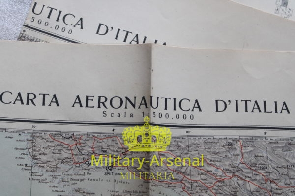 WW Regia Aeronautica "Carta Aeronautica D'Italia" 1941  | Military Arsenal