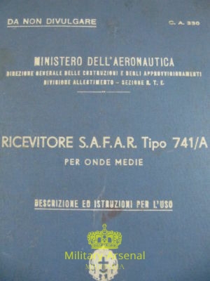 Regia Aeronautica Ricevitore S.A.F.A.R.  Tipo 741/A | Military Arsenal