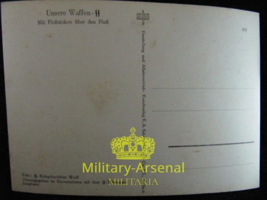 Unsere Waffenn SS postcard postkarte cartolina di propaganda 6 | Military Arsenal