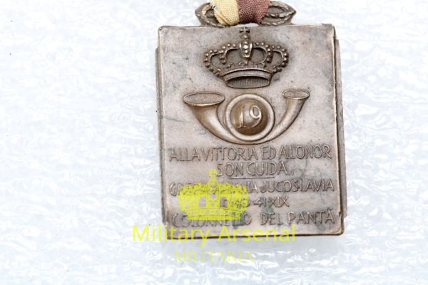 Medaglia 19° Reggimento Guide 1940 fronte Greco- Albanese- Greco | Military Arsenal