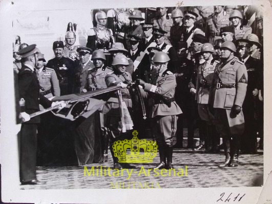 Foto S.M. il Re e Mussolini Roma 1937 | Military Arsenal