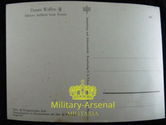 Unsere Waffenn SS postcard postkarte cartolina di propaganda 8 | Military Arsenal