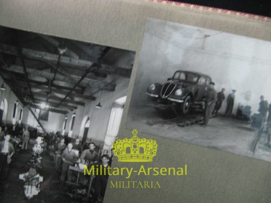 Guerra di Spagna album Fotografico Parco Automobilistico | Military Arsenal