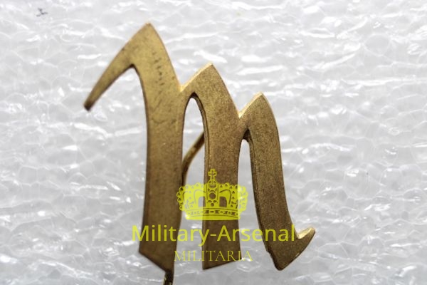 PNF distintivo di propaganda M Mussolini | Military Arsenal