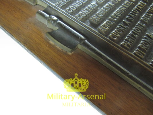 P.N.F. Guerra d' Africa placca in bronzo | Military Arsenal