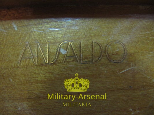 Ansaldo obice da 210/22 modello 35 cofanetto in legno | Military Arsenal