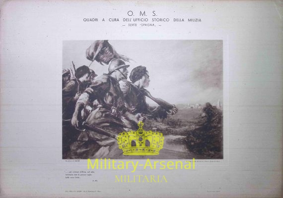 Ufficio Storico dell Milizia M.V.S.N. Guerra di Spagna Stampa 5 | Military Arsenal