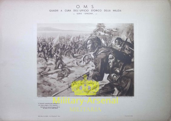 Ufficio Storico della MIlizia M.V.S.N. Guerra di Spagna Stampa 1 | Military Arsenal