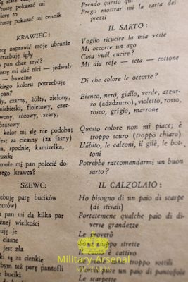 WWII dizionario tascabile truppe Polacche  | Military Arsenal