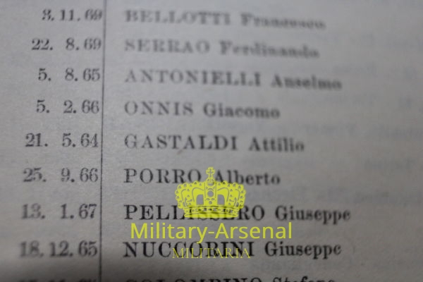 Medaglia Generale Porro Alberto | Military Arsenal