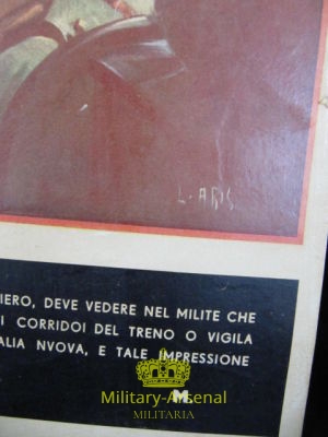 Locandina Milizia Ferroviaria 1940 | Military Arsenal