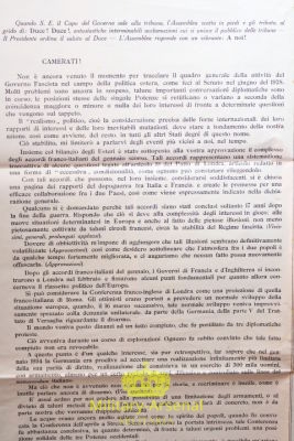 Manifesto discorso del DUCE 25 maggio 1935-XIII | Military Arsenal