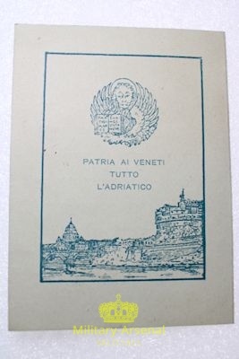 Tessera Associazione Dalmata Milano | Military Arsenal
