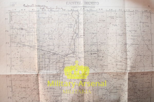 Castel Benito Libia Milizia carta topografica | Military Arsenal