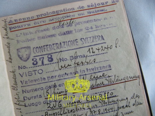Passaporto RSI Repubblica Sociale Italiana | Military Arsenal
