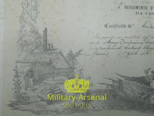 Diploma Telemetrista 1906 | Military Arsenal