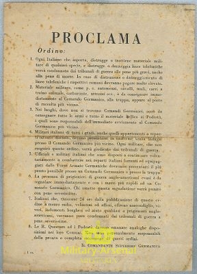 Volantino di Propaganda leaflet  RSI 2 | Military Arsenal